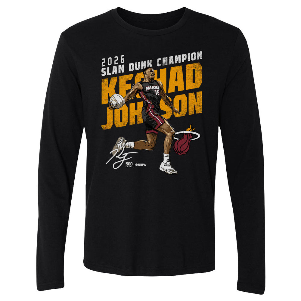 Keshad Johnson Miami Heat 2026 Slam Dunk Champion WHT (ONLINE ORDER ONLY)