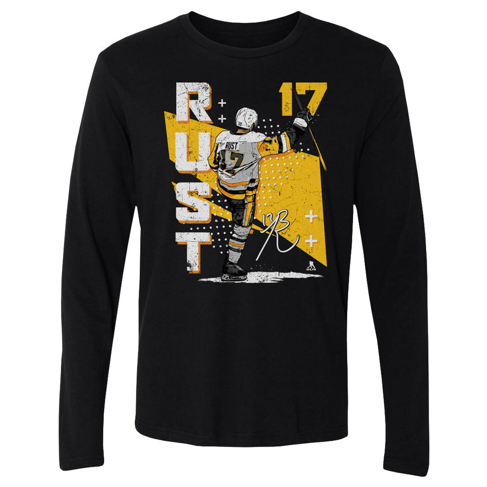 Bryan Rust Pittsburgh Vintage Retro WHT