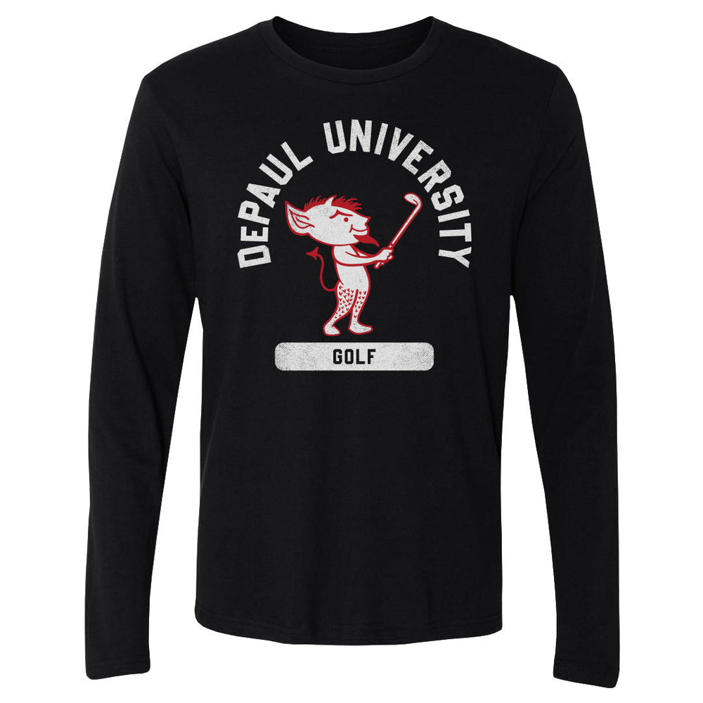 DePaul Blue Demons Mascot Golf WHT