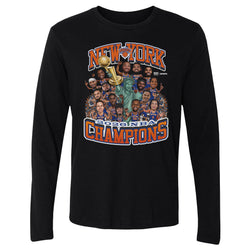New York Knicks NBA Finals 2026 Champions Caricature WHT (ONLINE ORDER ONLY)