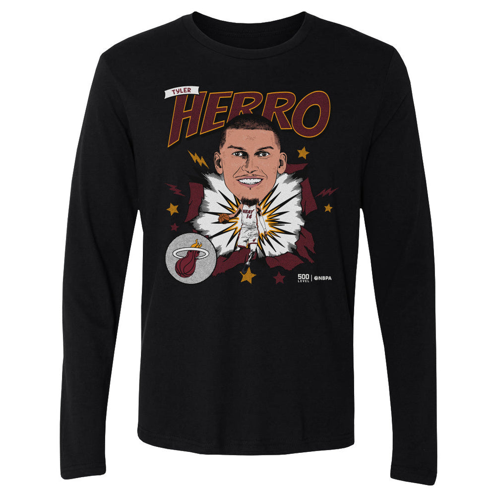 Tyler Herro Miami Heat Caricature WHT (ONLINE ORDER ONLY)