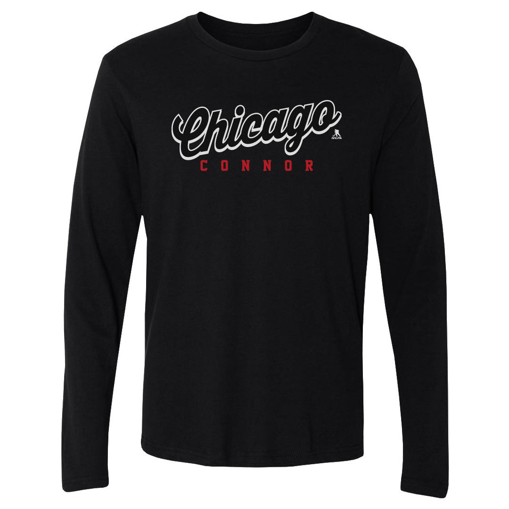 Connor Bedard Chicago Script Connor WHT (ONLINE ORDER ONLY)