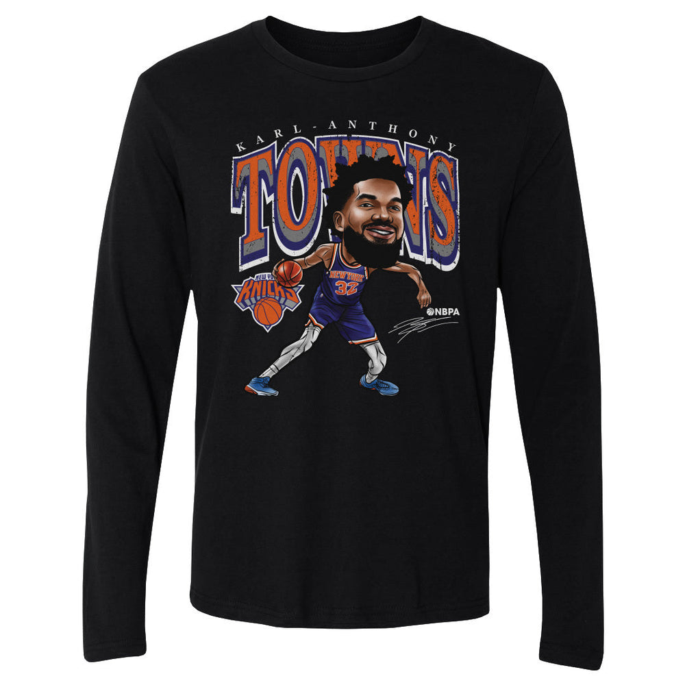 Karl-Anthony Towns New York Knicks Cartoon WHT (ONLINE ORDER ONLY)