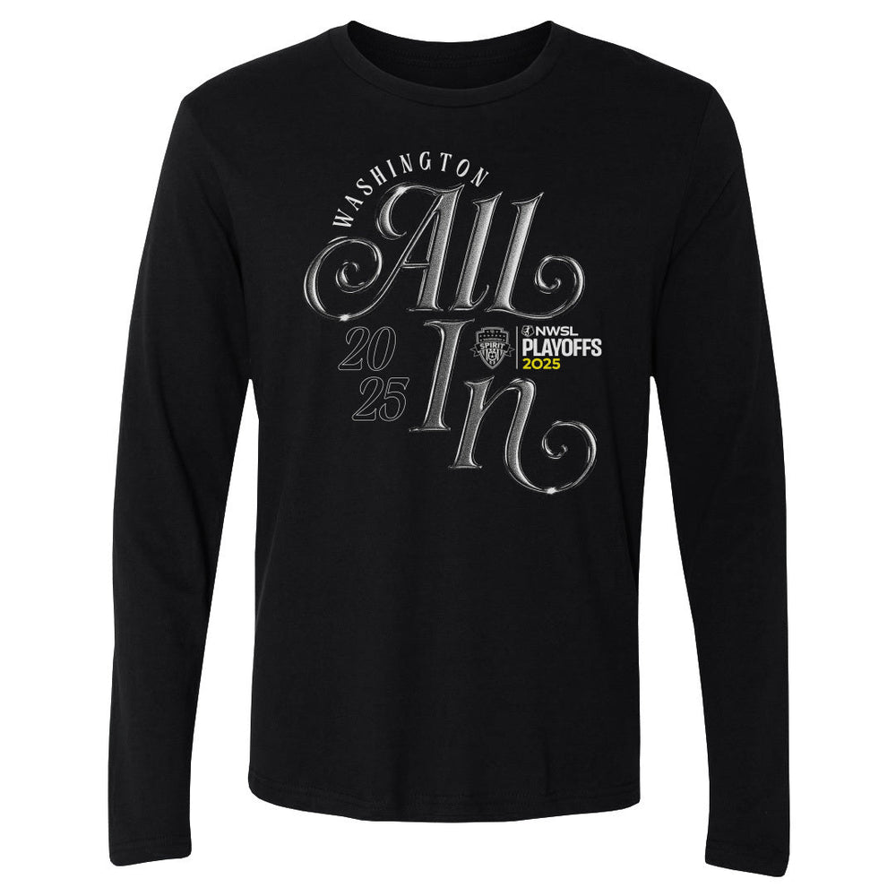 Washington Spirit NWSL Playoff All In 2025 WHT (ONLINE ORDER ONLY)