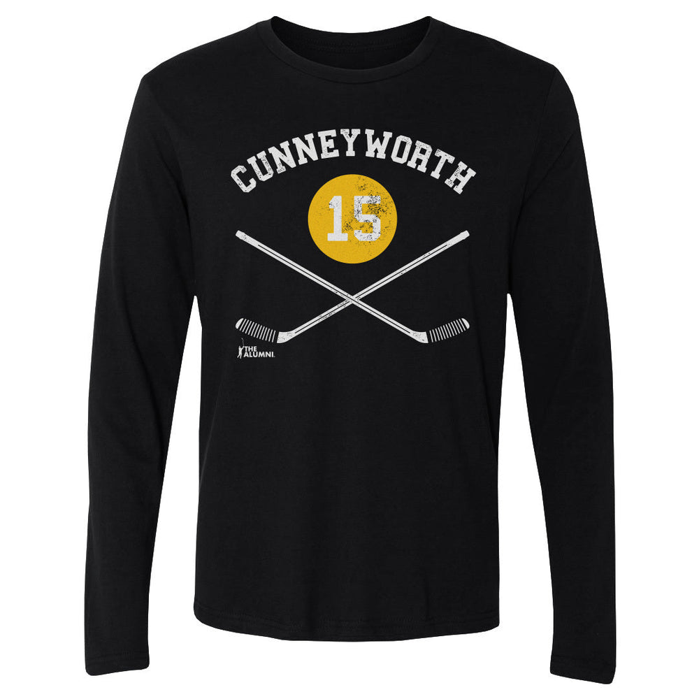 Randy Cunneyworth Pittsburgh 15 Sticks WHT
