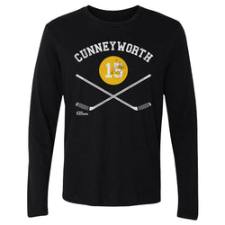 Randy Cunneyworth Pittsburgh 15 Sticks WHT