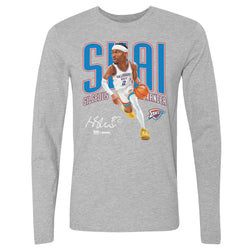 Shai Gilgeous-Alexander Oklahoma City Thunder Caricature WHT (ONLINE ORDER ONLY)
