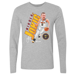Nikola Jokic Denver Nuggets Caricature WHT