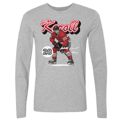 Cliff Koroll Chicago Retro Script WHT (ONLINE ORDER ONLY)
