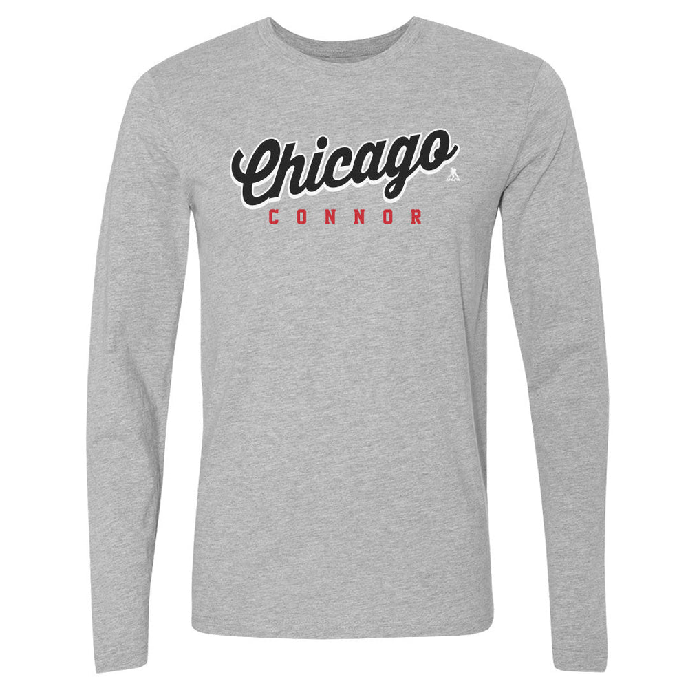 Connor Bedard Chicago Script Connor WHT (ONLINE ORDER ONLY)