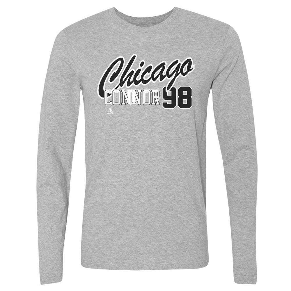 Connor Bedard Chicago Script 98 WHT (ONLINE ORDER ONLY)