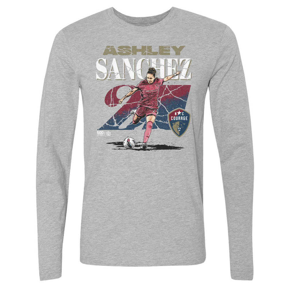 Ashley Sanchez North Carolina Courage Cracked Number WHT (ONLINE ORDER ONLY)