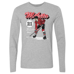 Stan Mikita Chicago Retro Script WHT (ONLINE ORDER ONLY)