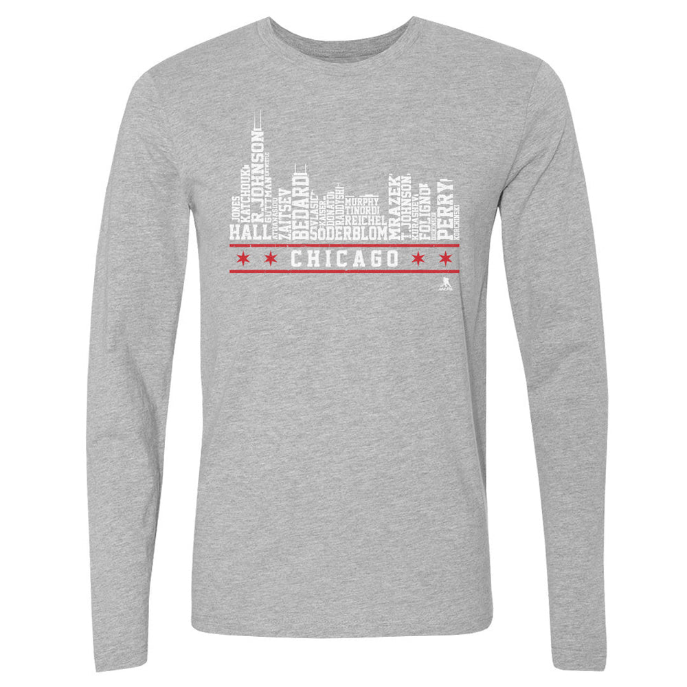 Chicago Hockey Roster Skyline 23 WHT (ONLINE ORDER ONLY)
