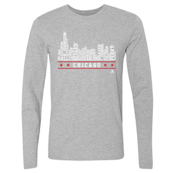 Chicago Hockey Roster Skyline 23 WHT (ONLINE ORDER ONLY)