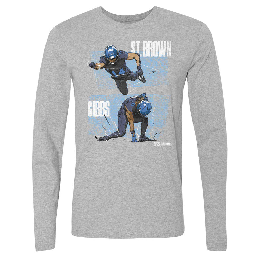 Jahmyr Gibbs & Amon-Ra St. Brown Detroit Dynamic Duo WHT (ONLINE ORDER ONLY)