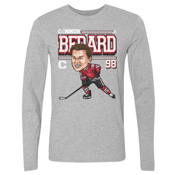 Connor Bedard Chicago Cartoon WHT (ONLINE ORDER ONLY)