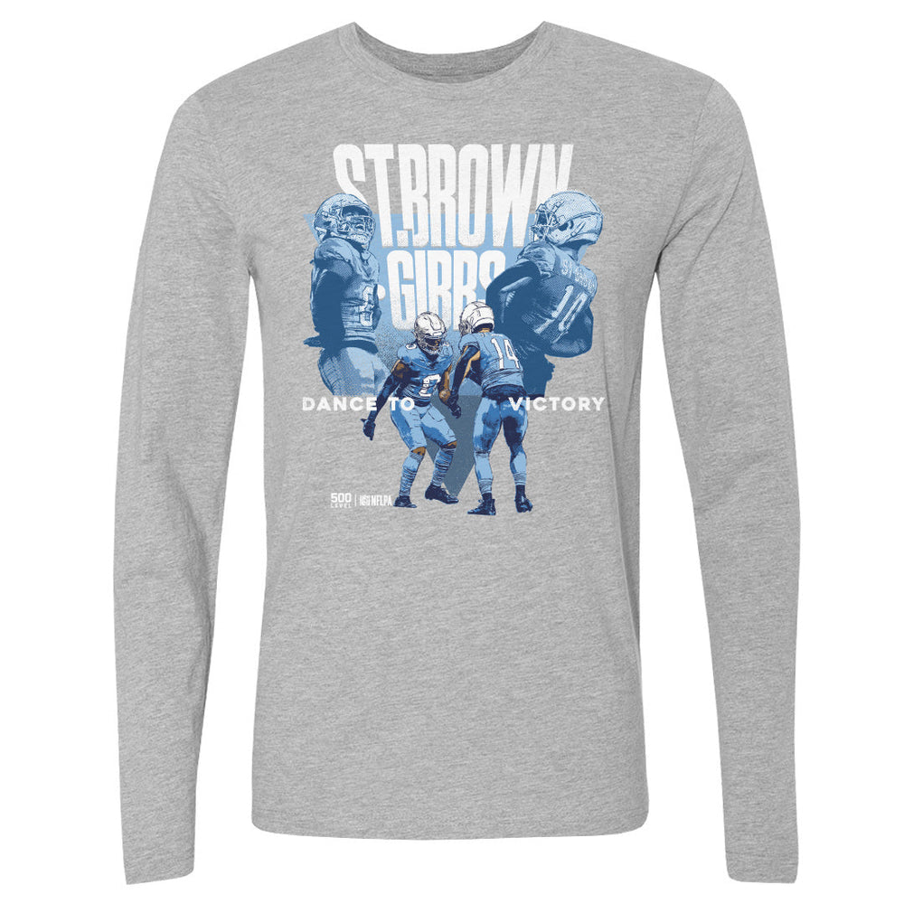 Jahmyr Gibbs & Amon Ra St. Brown Detroit Victory Dance WHT (ONLINE ORDER ONLY)