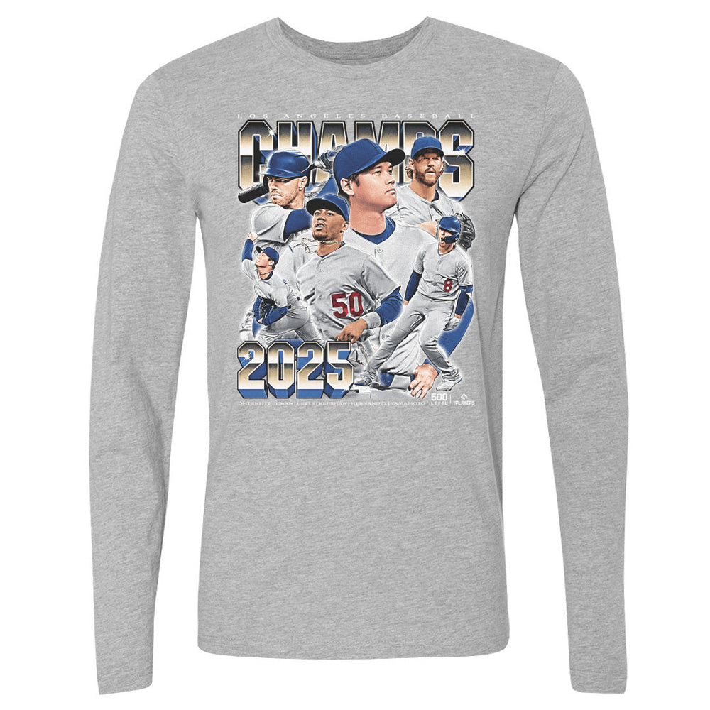 Los Angeles D Baseball 2025 Champs Vintage WHT (ONLINE ORDER ONLY)