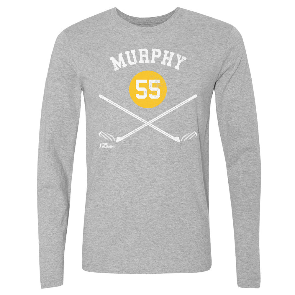 Larry Murphy Pittsburgh 55 Sticks WHT