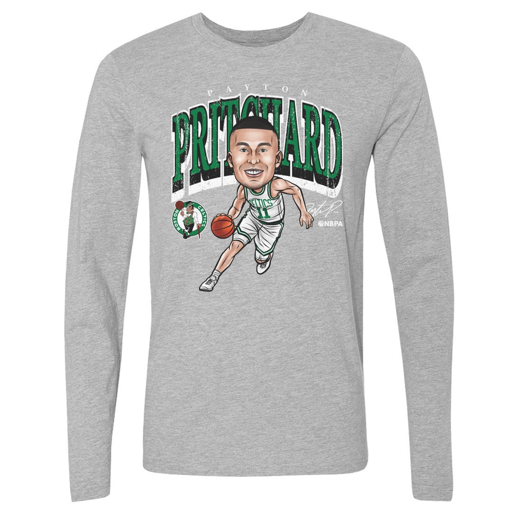 Payton Pritchard Boston Celtics Cartoon WHT (ONLINE ORDER ONLY)