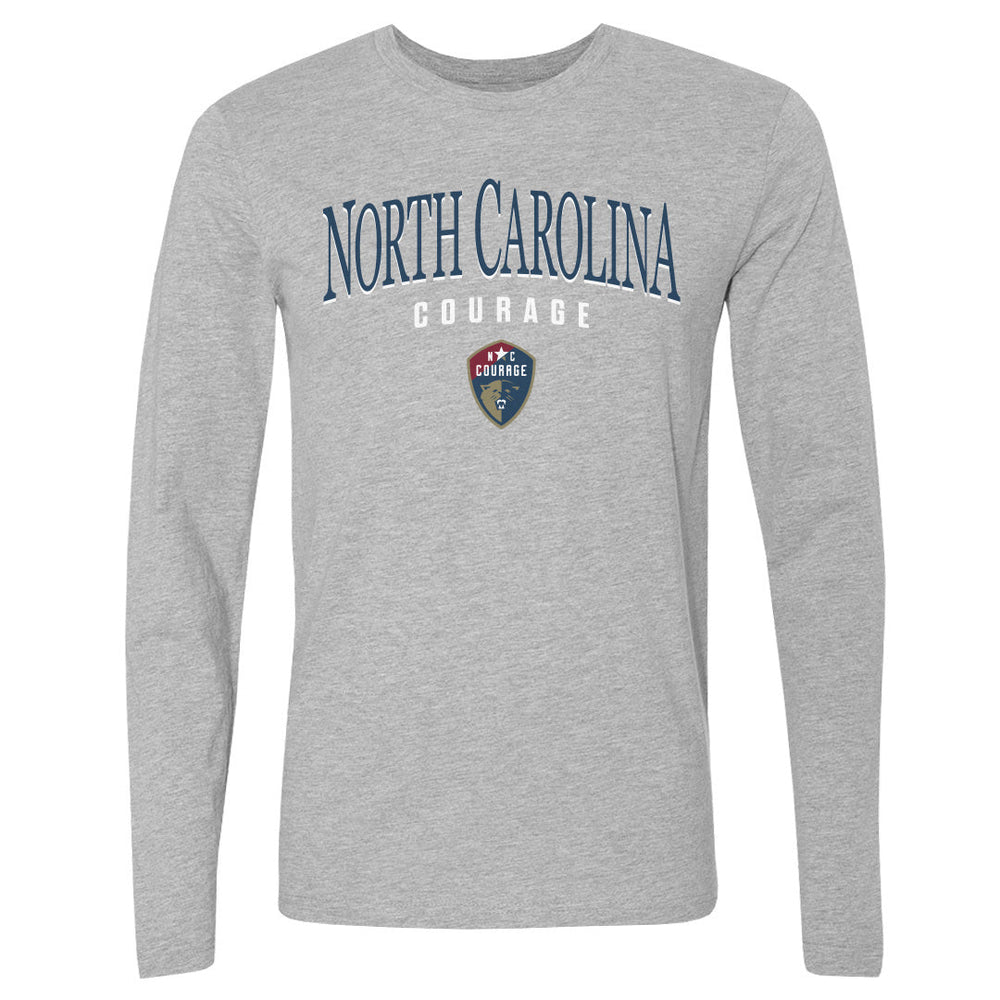 North Carolina Courage Arch Gray WHT (ONLINE ORDER ONLY)
