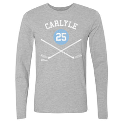 Randy Carlyle Pittsburgh 25 Sticks WHT