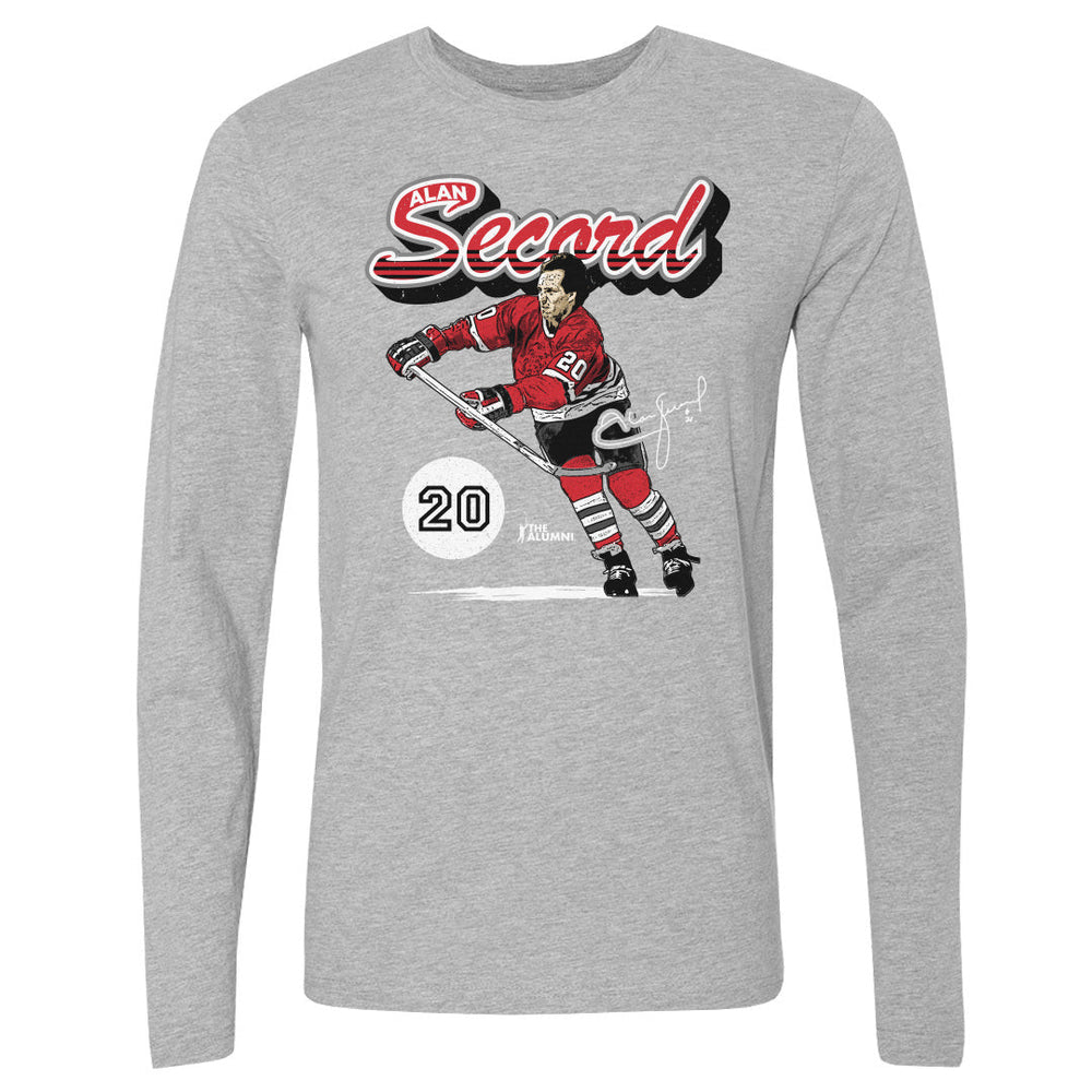 Alan Secord Chicago Retro Script WHT (ONLINE ORDER ONLY)