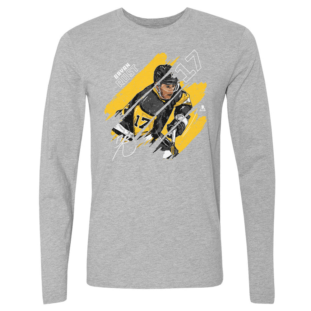 Bryan Rust Pittsburgh Stripes WHT