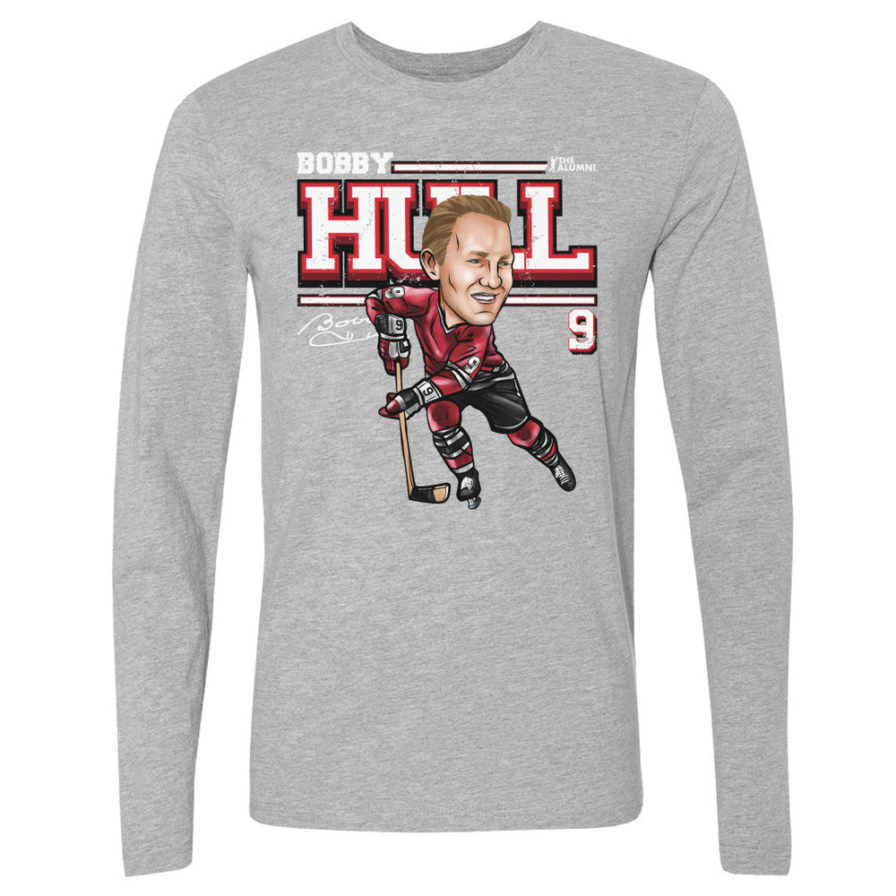 Bobby Hull Chicago Cartoon WHT (ONLINE ORDER ONLY)
