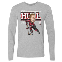 Bobby Hull Chicago Cartoon WHT (ONLINE ORDER ONLY)