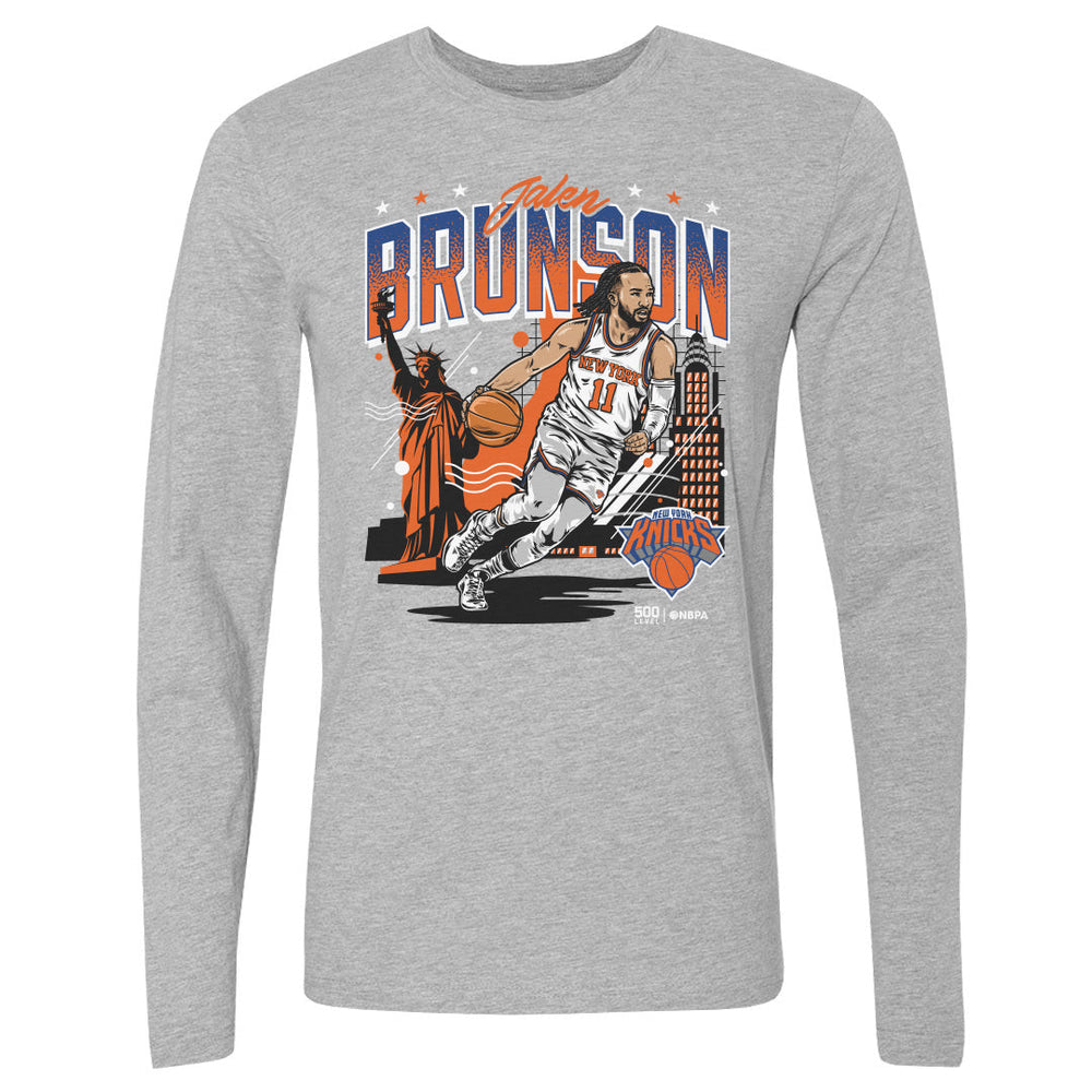 Jalen Brunson New York Knicks Skyline WHT (ONLINE ORDER ONLY)