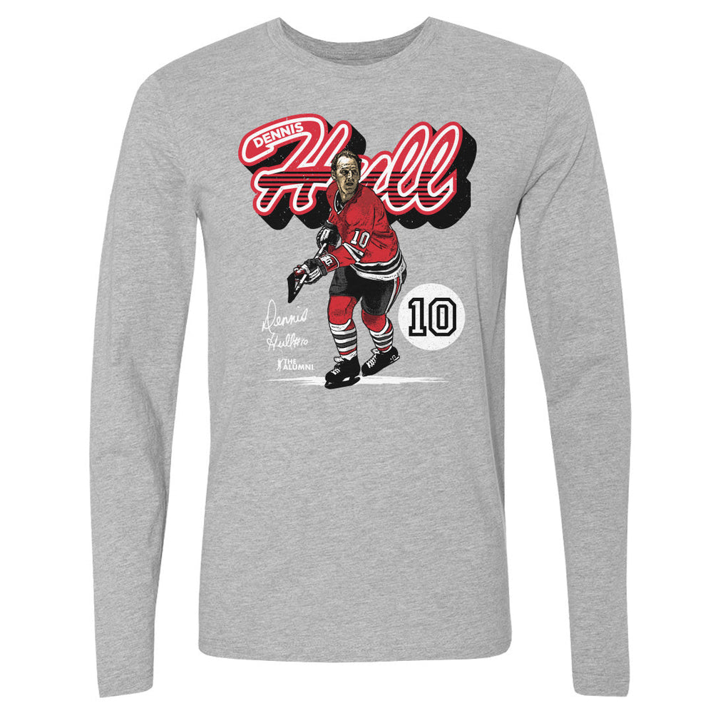 Dennis Hull Chicago Retro Script WHT (ONLINE ORDER ONLY)