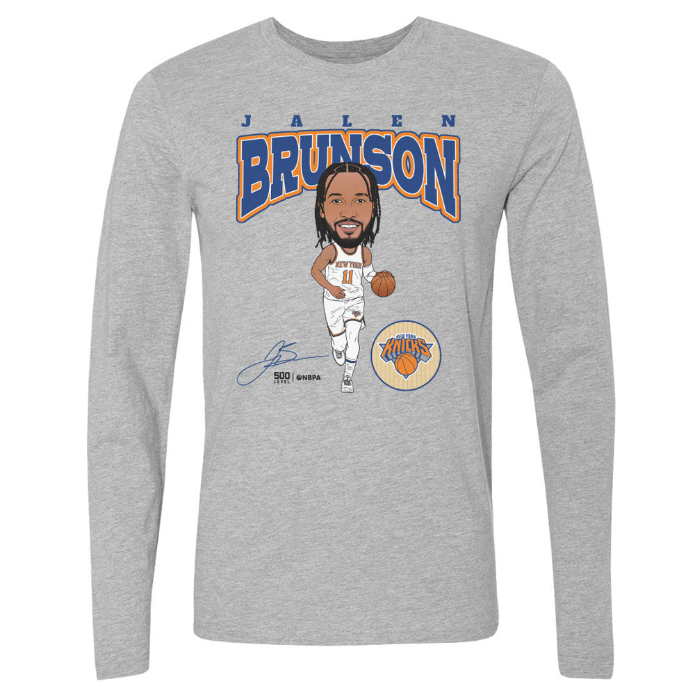 Jalen Brunson New York Knicks Hardwood Comic WHT (ONLINE ORDER ONLY)