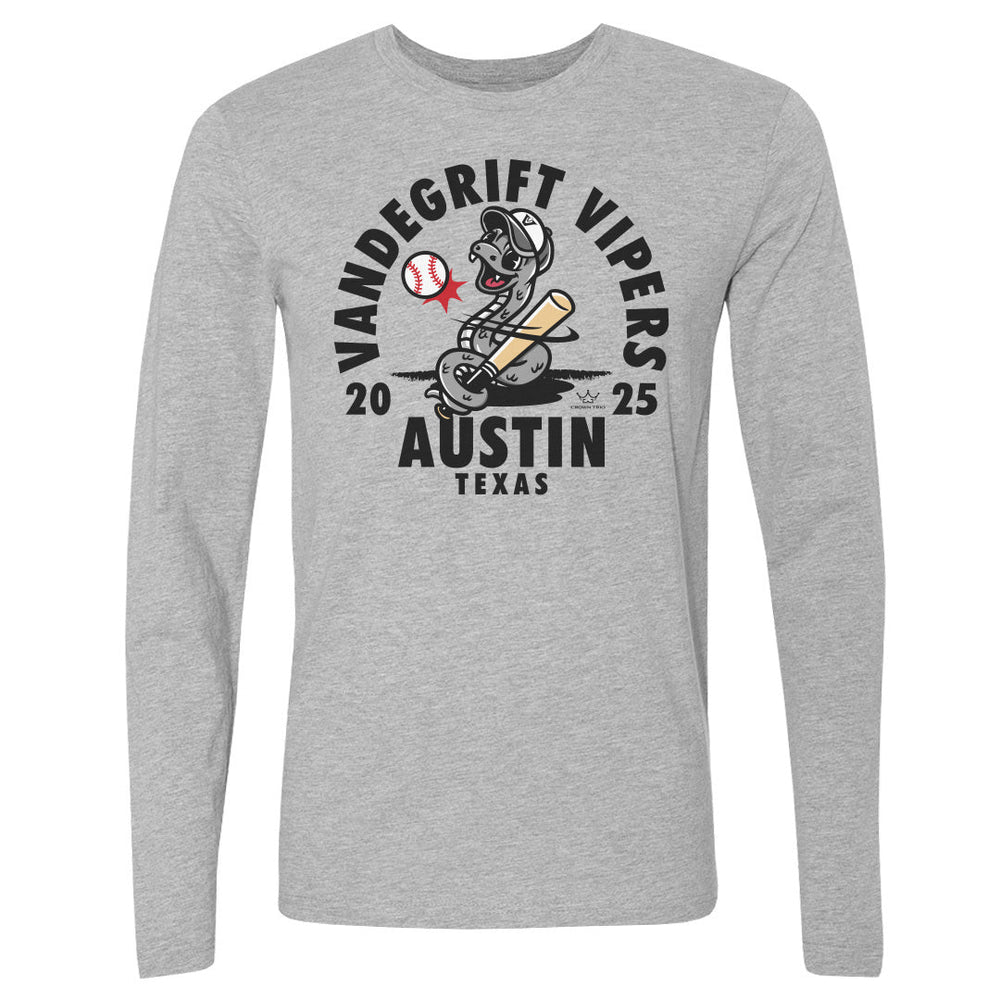 Crown Trio Vandegrift High School Baseball Mascot Snake WHT (ONLINE ORDER ONLY)