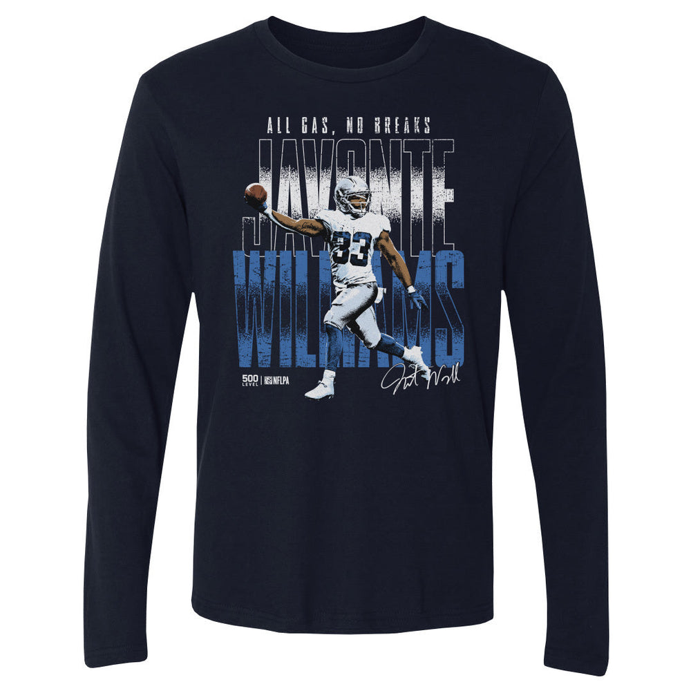 Javonte Williams Dallas All Gas No Breaks WHT (ONLINE ORDER ONLY)