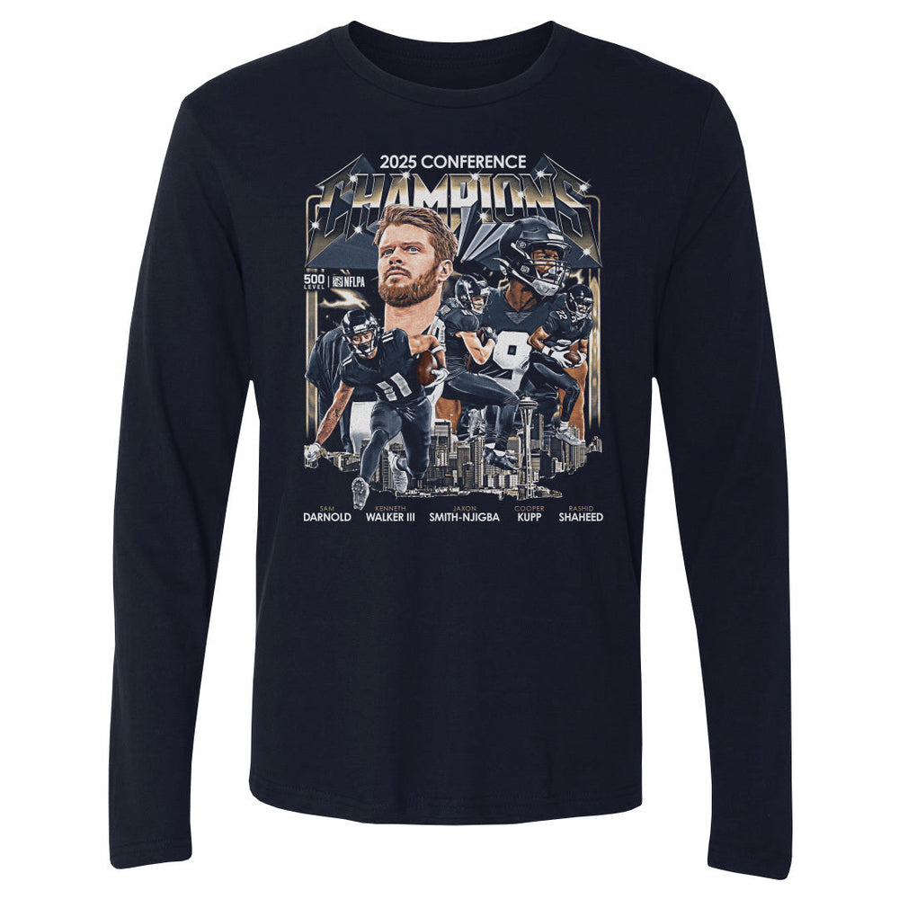 Seattle Football 2025 Conference Champions Vintage WHT (ONLINE ORDER ONLY)