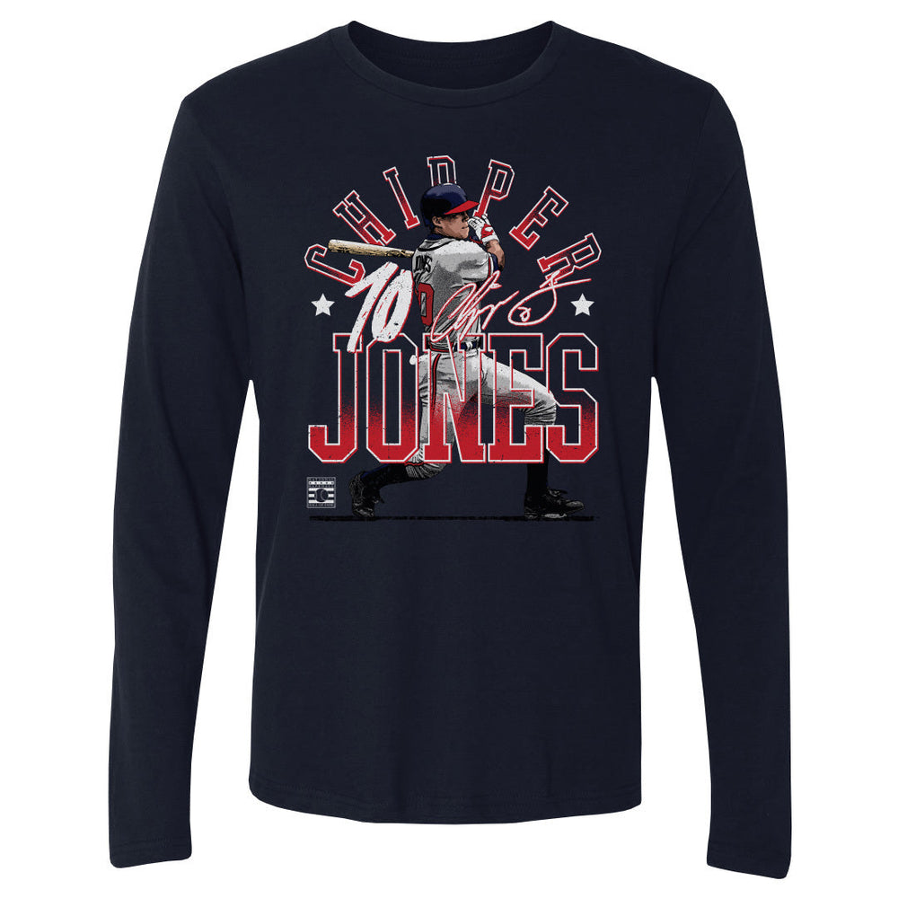 Chipper Jones Atlanta Arch WHT