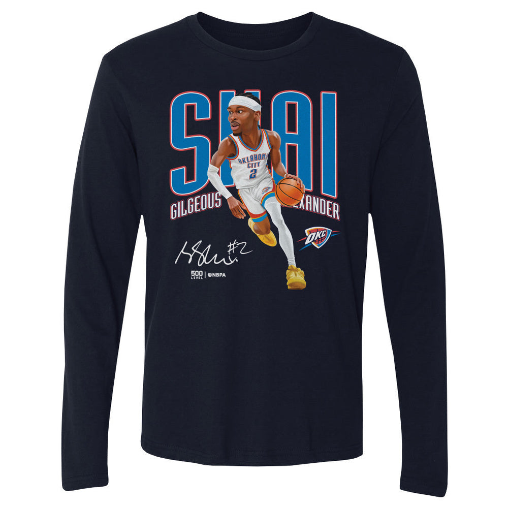 Shai Gilgeous-Alexander Oklahoma City Thunder Caricature WHT (ONLINE ORDER ONLY)