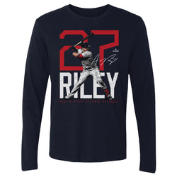 Austin Riley Atlanta Bold Number WHT