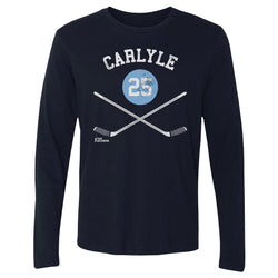 Randy Carlyle Pittsburgh 25 Sticks WHT