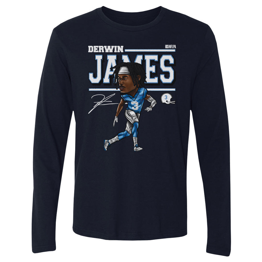 Derwin James Los Angeles C Cartoon WHT (ONLINE ORDER ONLY)