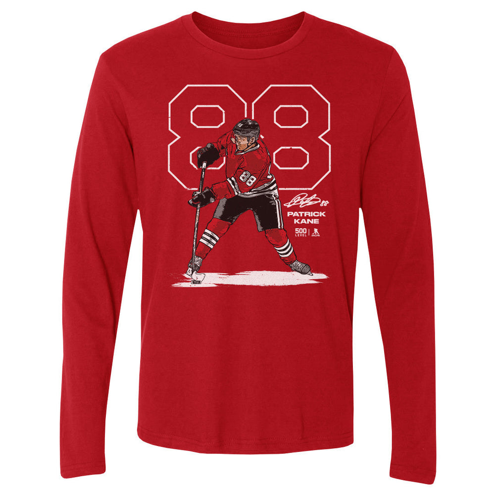 Patrick Kane Chicago Outline WHT (ONLINE ORDER ONLY)