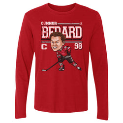 Connor Bedard Chicago Cartoon WHT (ONLINE ORDER ONLY)