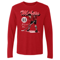 Stan Mikita Chicago Retro Script WHT (ONLINE ORDER ONLY)