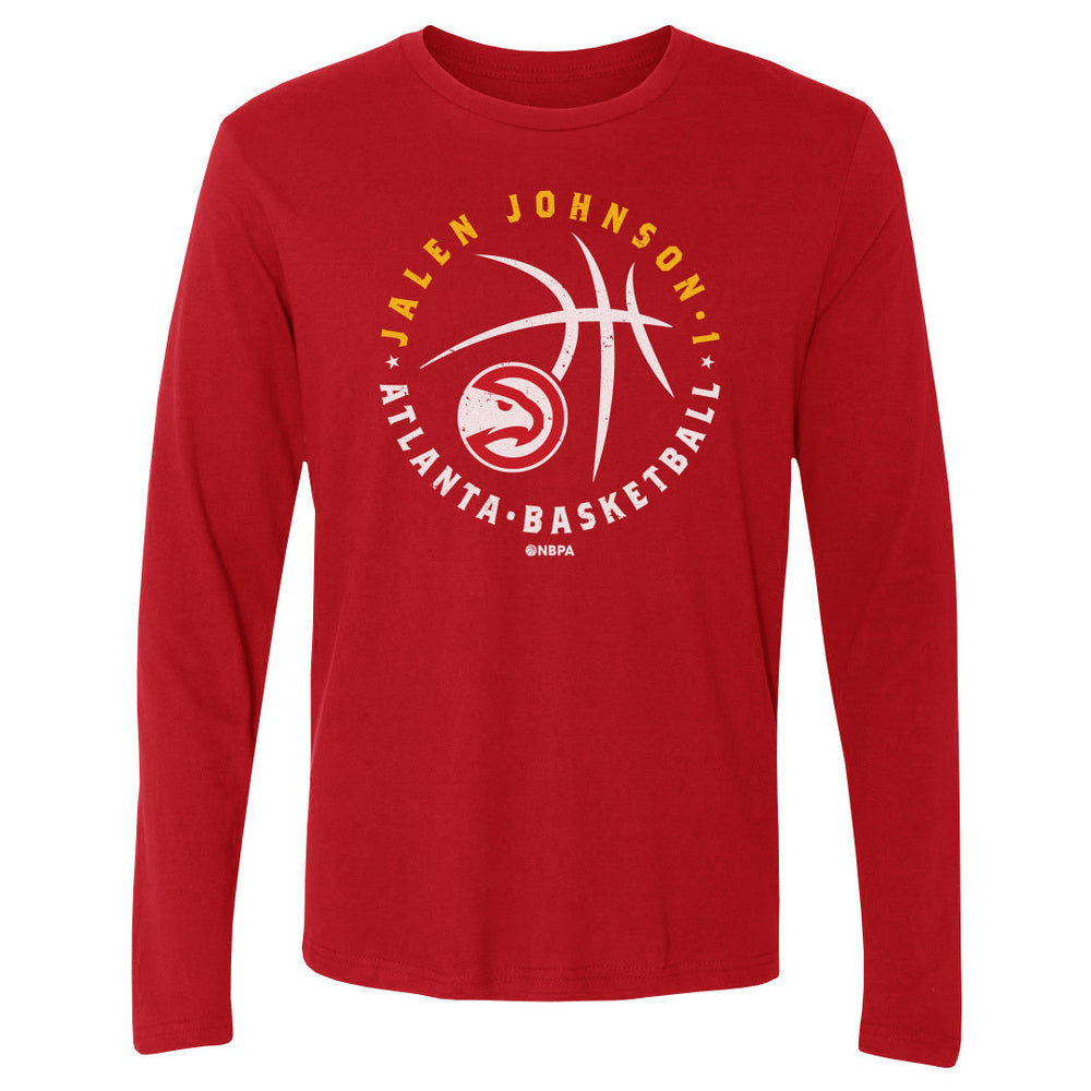 Jalen Johnson Atlanta Hawks Player Ball WHT (ONLINE ORDER ONLY)