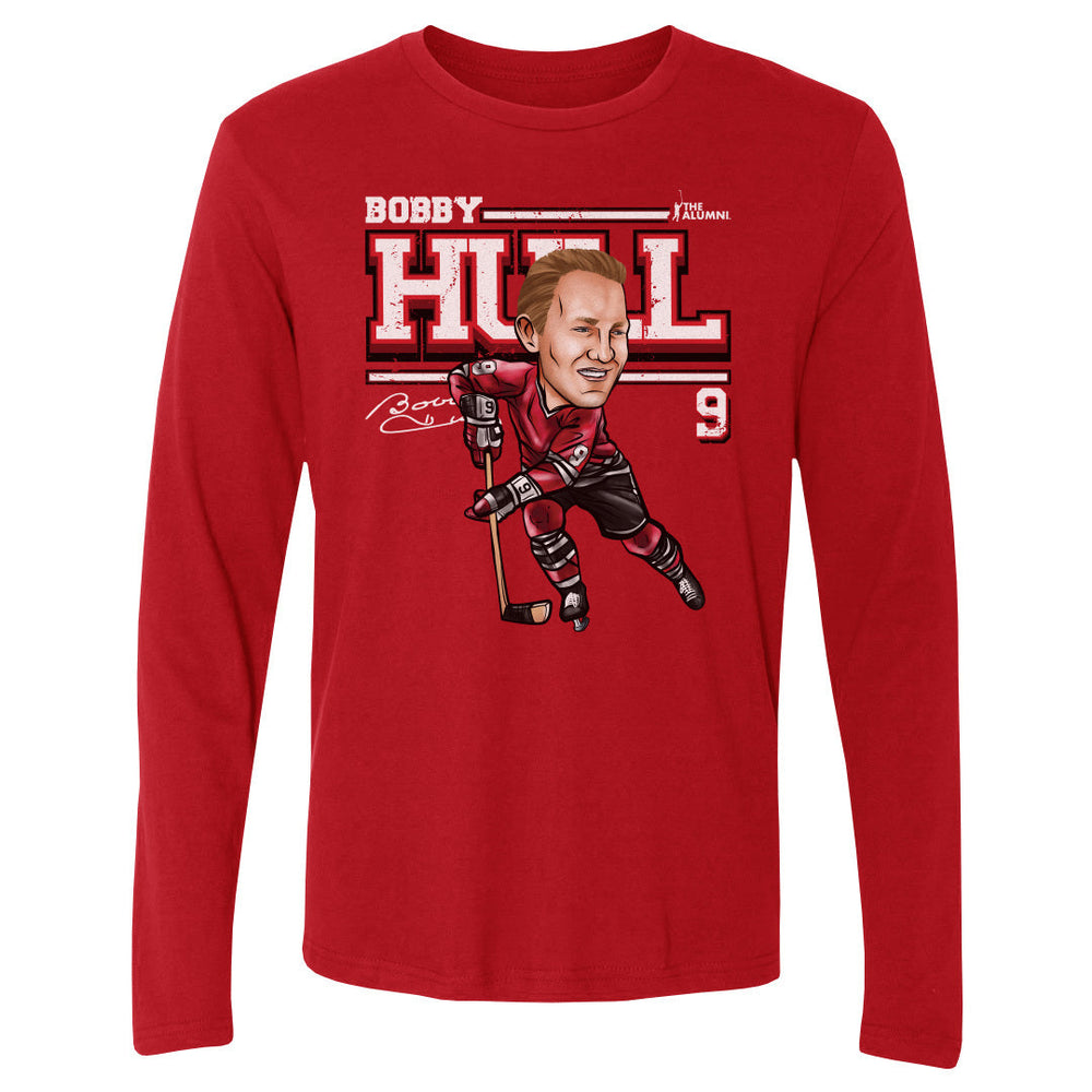 Bobby Hull Chicago Cartoon WHT (ONLINE ORDER ONLY)