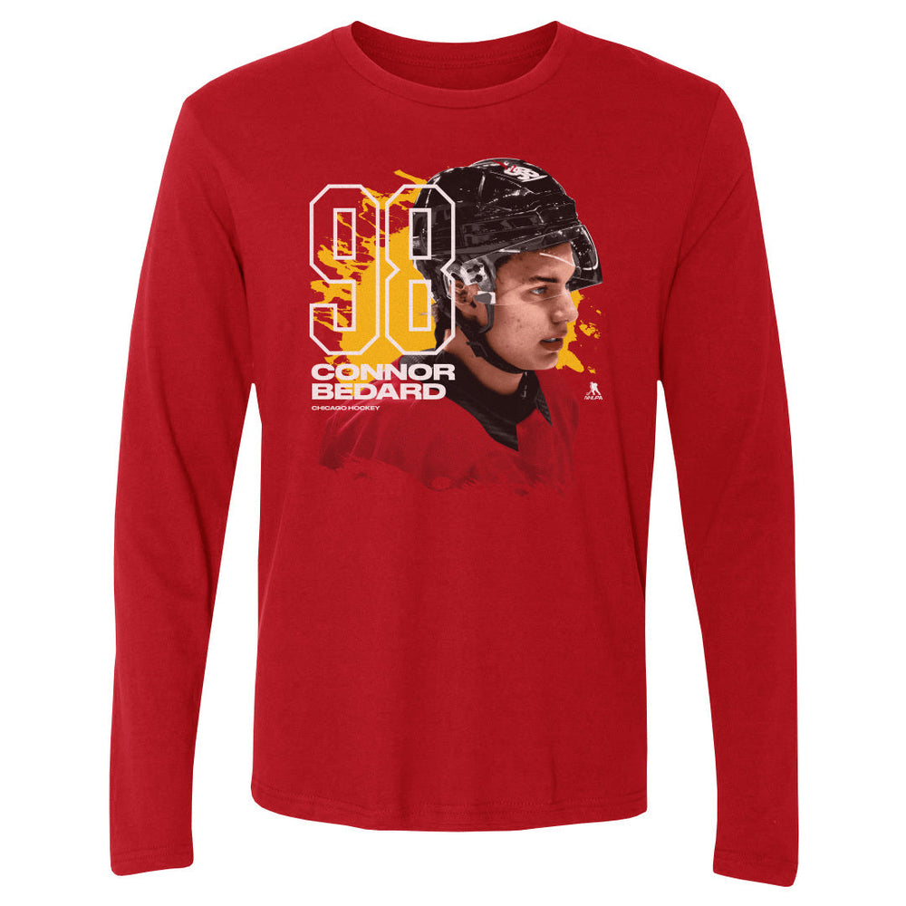 Connor Bedard Chicago Profile WHT (ONLINE ORDER ONLY)