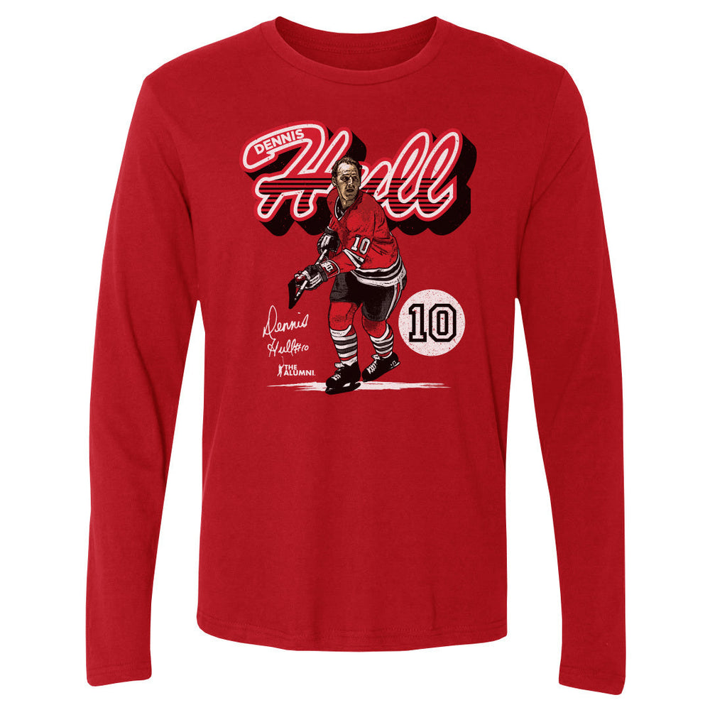 Dennis Hull Chicago Retro Script WHT (ONLINE ORDER ONLY)