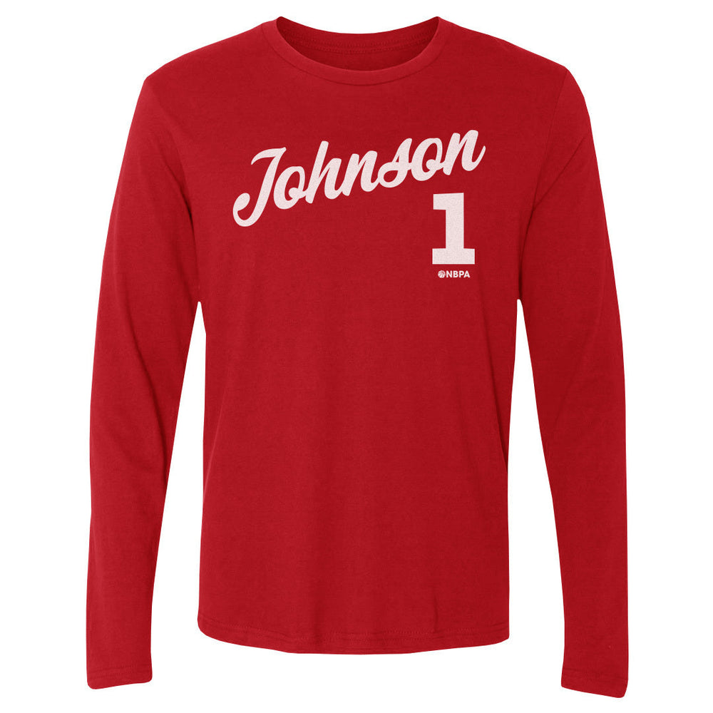 Jalen Johnson Atlanta Script WHT